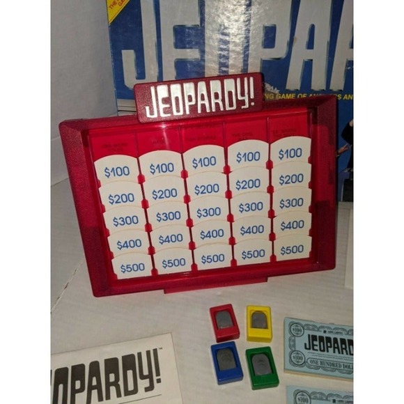vintage 1986 Jeopardy Board Game Pressman 2nd Edition Alex Trebek Complete - Picture 9 of 12